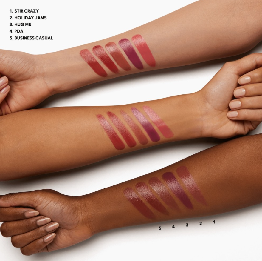 ماك كوزمتكس Frostbitten Kiss Lustreglass طقم 5 أحمر شفاة
 - Frostbitten Kiss Lustreglass Lipstick x 5: Fresh Shades Gift Set