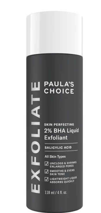 مقشر لبشرة مثالية 118مل 2% BHA من Paula's Choice
  - PAULA'S CHOICE SKIN PERFECTING 2% BHA LIQUID EXFOLIANT - TRIAL SIZE (118ML)