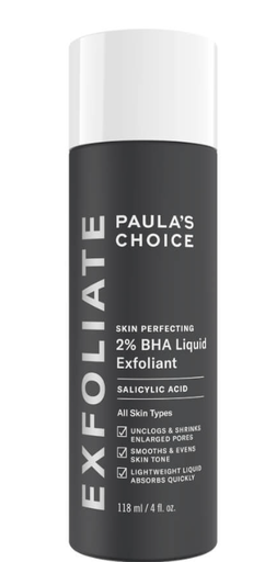 مقشر لبشرة مثالية 118مل 2% BHA من Paula's Choice
  - PAULA'S CHOICE SKIN PERFECTING 2% BHA LIQUID EXFOLIANT - TRIAL SIZE (118ML)