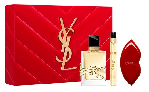 Yves Saint Laurent Libre Gift Set 50ml EDP Spray, 10ml EDP Spray & Compact Mirror
مجموعة هدايا ايف سان لوران ليبر 50 مل او دي بارفان سبراي، 10 مل او دي بارفان سبراي ومرآة مدمجة
