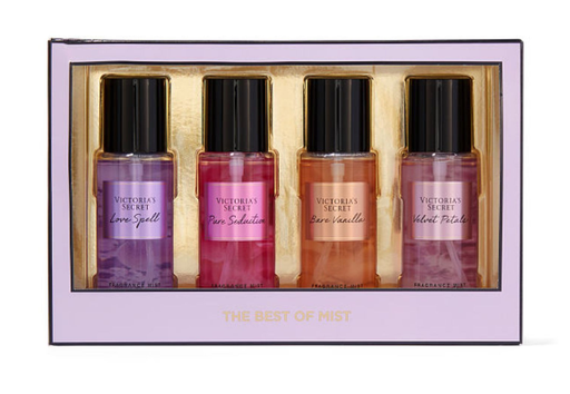 Victoria's Secret Assorted The Best of Mist Gift Set مجموعة هدايا فيكتوريا سيكريت "أفضل العطور" المتنوعة