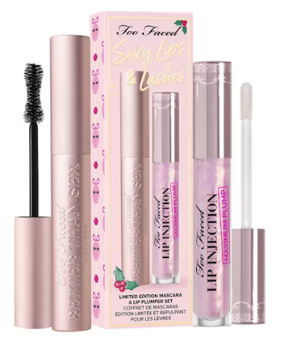 Too faced Sexy Lips & Lashes set توفيسد ماسكرا ست