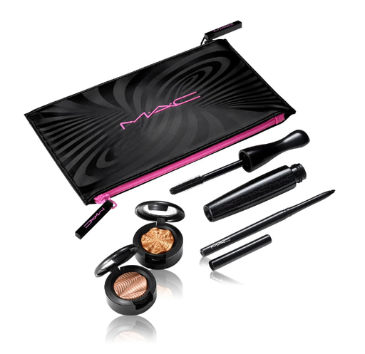  Mac Hypnotizing Holiday Now You See Me Extra Dimension Eye Kit - Golden ست ماك للعيون